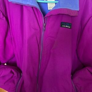 LL Bean Warm Up Jacket